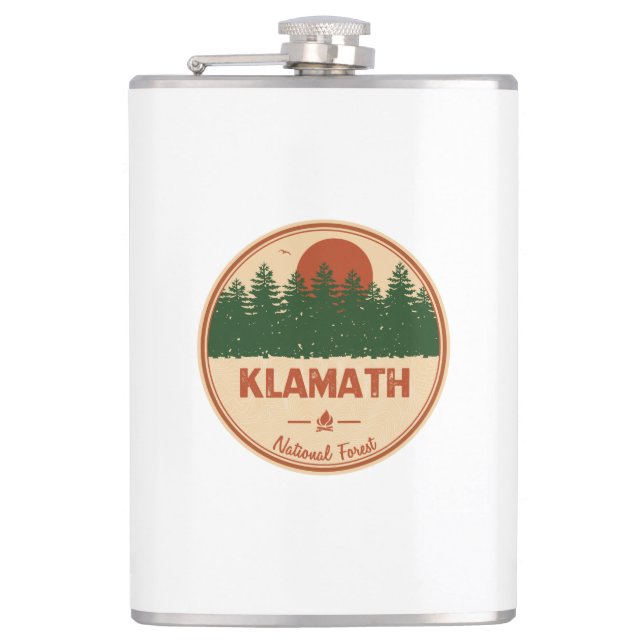 Petaca Bosque nacional de Klamath (Anverso)