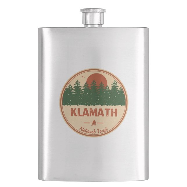 Petaca Bosque nacional de Klamath (Anverso)