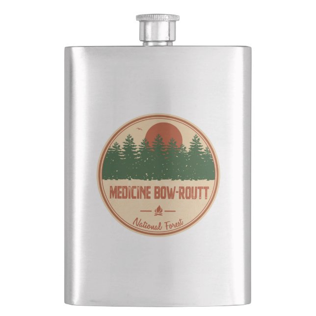 Petaca Bosque nacional de Medicine Bow-Routt (Anverso)
