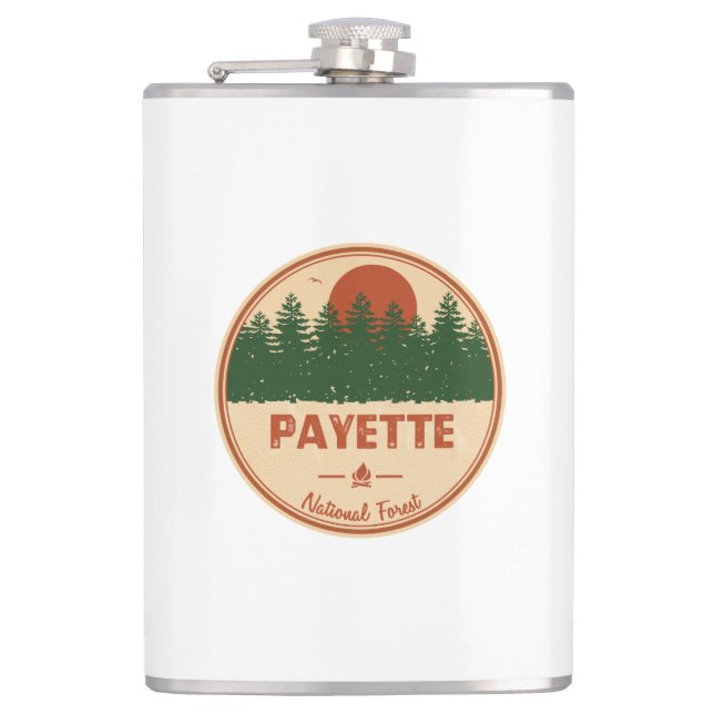 Petaca Bosque nacional de Payette (Anverso)