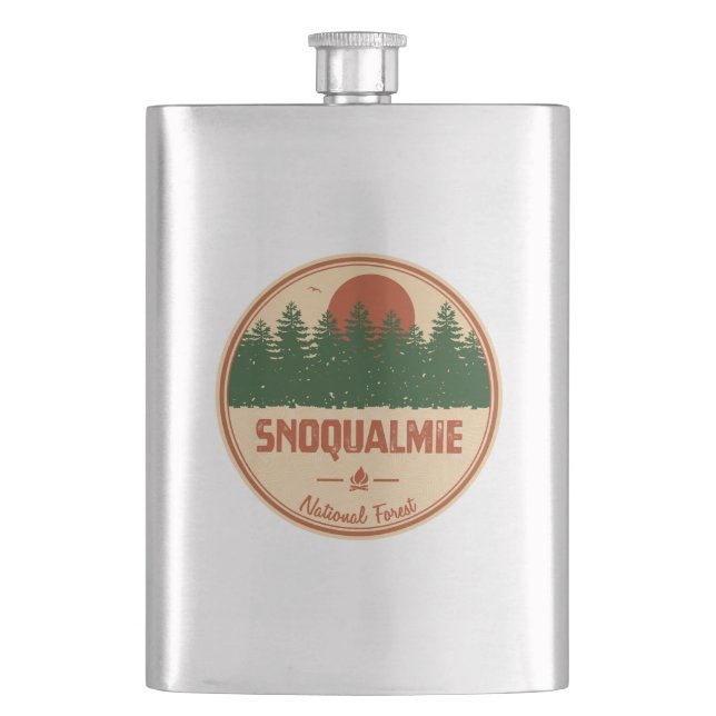 Petaca Bosque Nacional Snoqualmie (Anverso)
