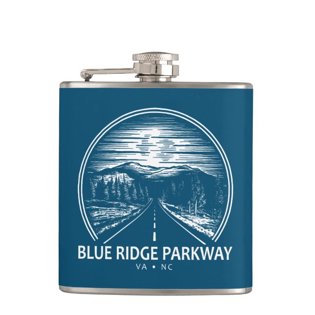Petaca Bosque Parkway de Blue Ridge (Anverso)