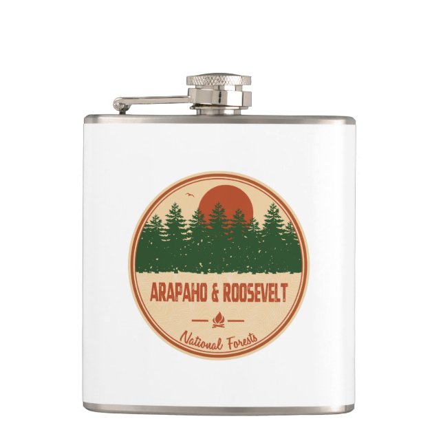 Petaca Bosques Nacionales De Arapaho Y Roosevelt (Anverso)
