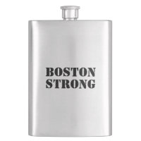 "Boston Strong" negro inoxidable