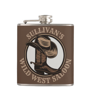 Petaca Botas de vaquero occidentales personalizadas Saloo