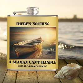 Petaca Bote Náutica Gold