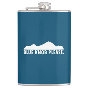 Petaca botón azul, por favor