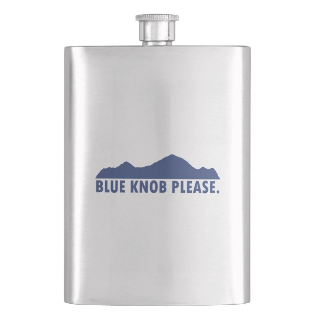 Petaca botón azul, por favor (Anverso)