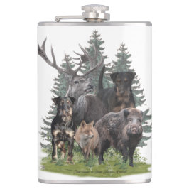 Petaca botón Pegatina Jagdterrier Keychain Coffee Mug