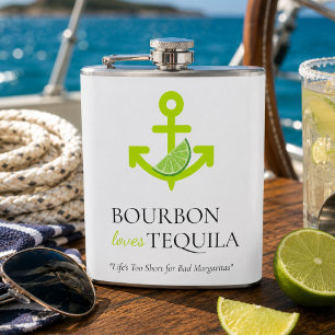 Petaca Bourbon Ama Tequila Ancla Lima Margarita Sail
