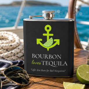Petaca Bourbon Ama Tequila Ancla Lima Margarita Sail
