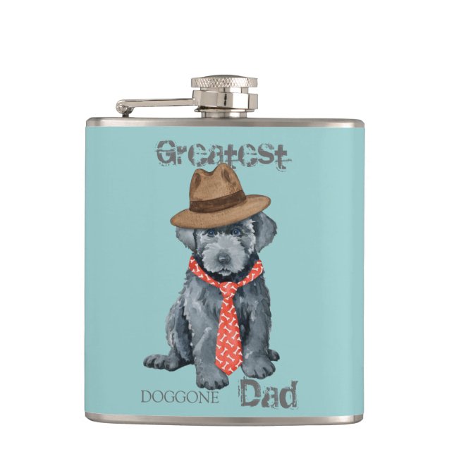 Petaca Bouvier des Flandres Dad Hip Flask (Anverso)
