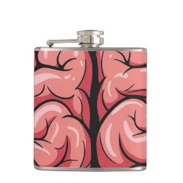 Petaca Brain Pattern Flask