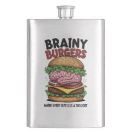 Petaca Brainy Burgers Flask