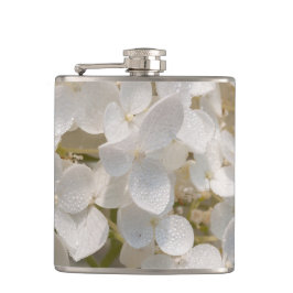 Petaca brazo, flores blancos