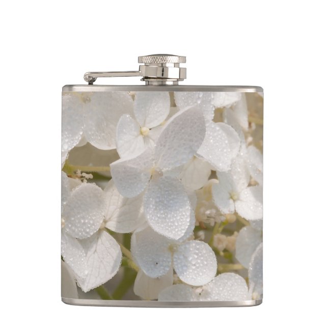 Petaca brazo, flores blancos (Anverso)