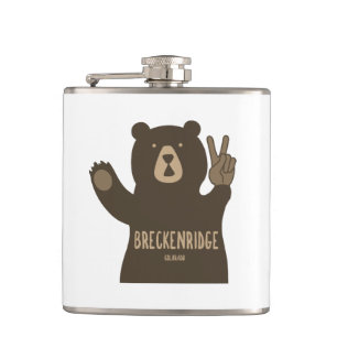 Petaca Breckenridge Colorado Peace Bear