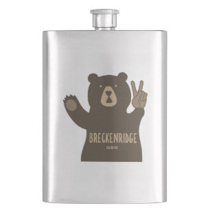 Petaca Breckenridge Colorado Peace Bear