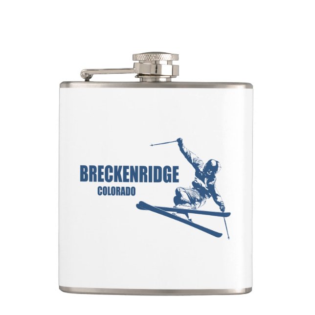 Petaca Breckenridge Colorado Skier (Anverso)