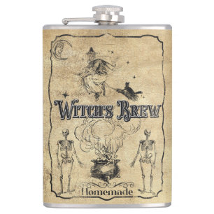 Petaca Brew de bruja - Humor gótico oscuro