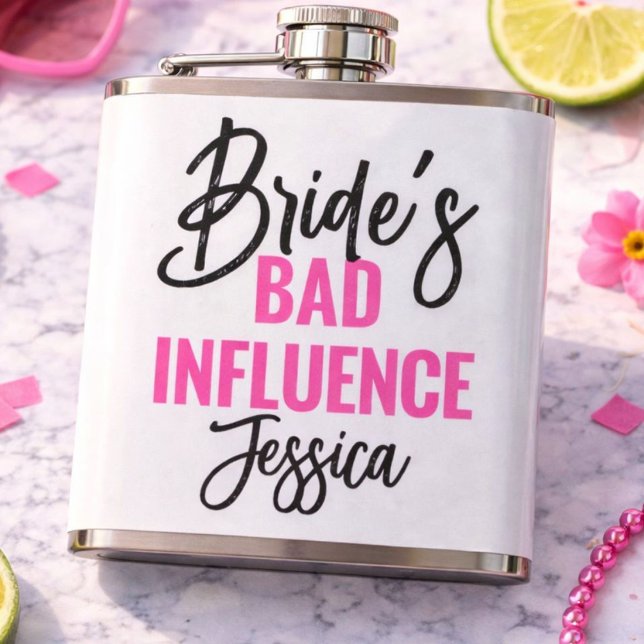 Petaca Bride’s Bad Influence Custom Bachelorette Party (Subido por el creador)
