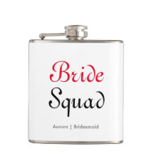 Bride Squad Bachelorette Bridesmaid Personalizada