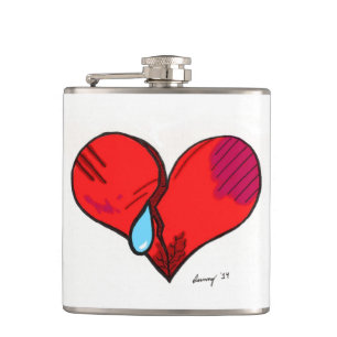 Petaca Broken Heart Flask