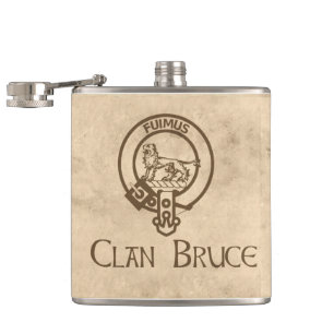 Petaca Bruce Crest Vintage