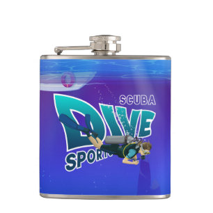Petaca Buceo Scuba Vinyl Envuelto