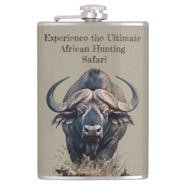 Petaca búfalo africano (Anverso)