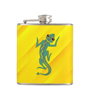 Petaca Buggi Green Lizard Artistic Clipart-27847
