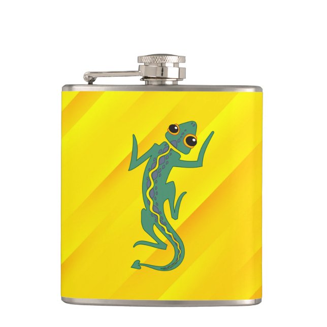 Petaca Buggi Green Lizard Artistic Clipart-27847 (Anverso)