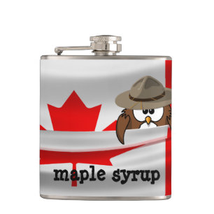 Petaca búho del Día de Canadá