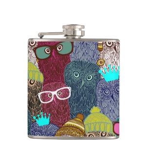 Petaca Búho en la corona