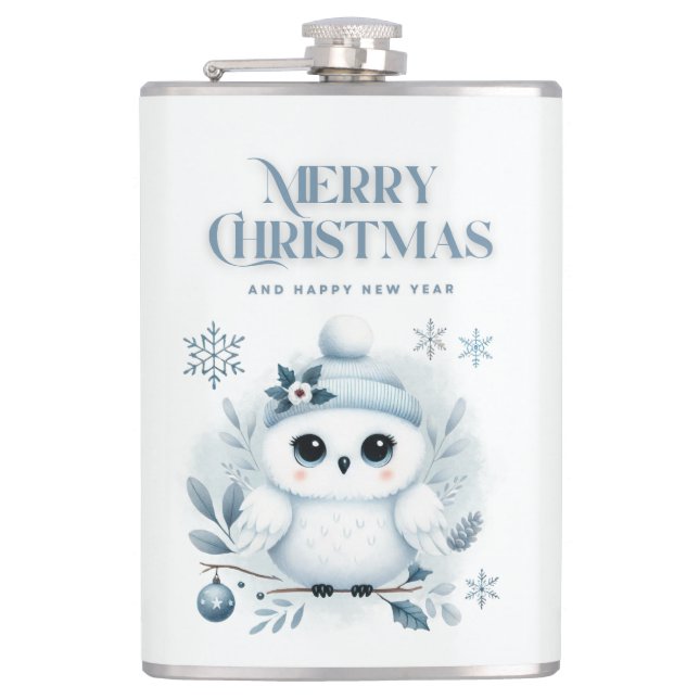 Petaca Búho navideño (Anverso)