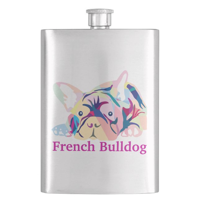 Petaca Bulldogs franceses (Anverso)
