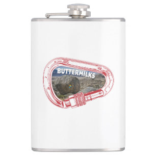 Petaca Buttermilks Flask para Subir con Mosquetón
