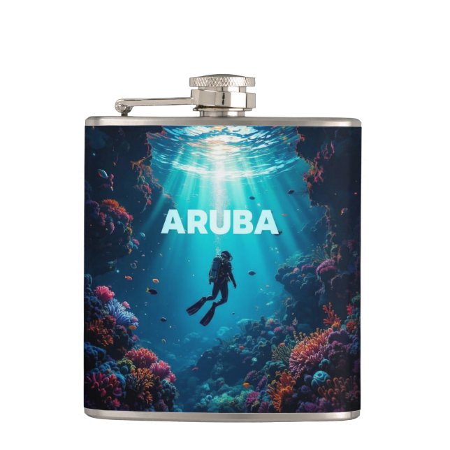 Petaca buzo de Aruba (Anverso)