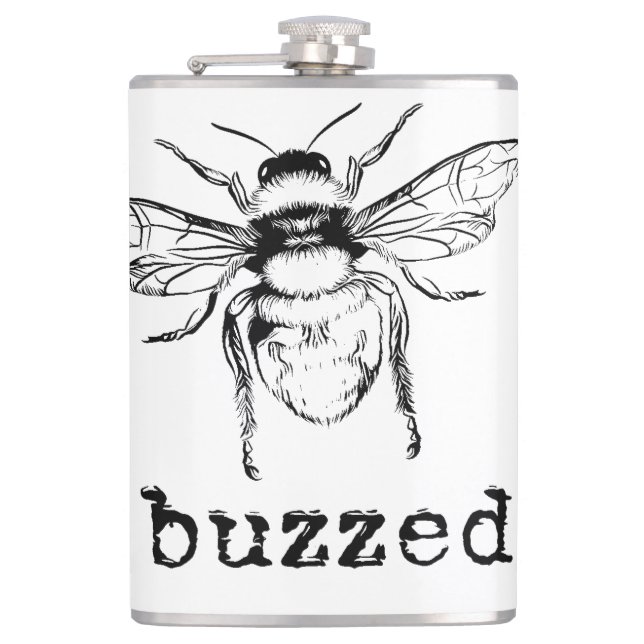Petaca Buzzed Bee (Anverso)
