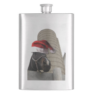 Petaca Caballo con Santa Hat