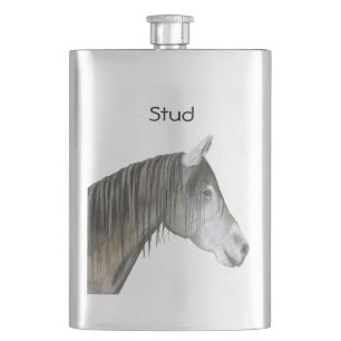 Petaca Caballo gris
