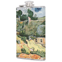 Petaca Cabañas de paja en Cordevill Vincent van Gogh