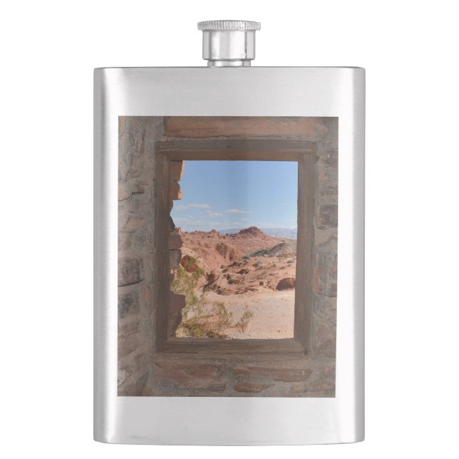 Petaca Cabinas interiores con vistas al Valle del Fuego (Anverso)