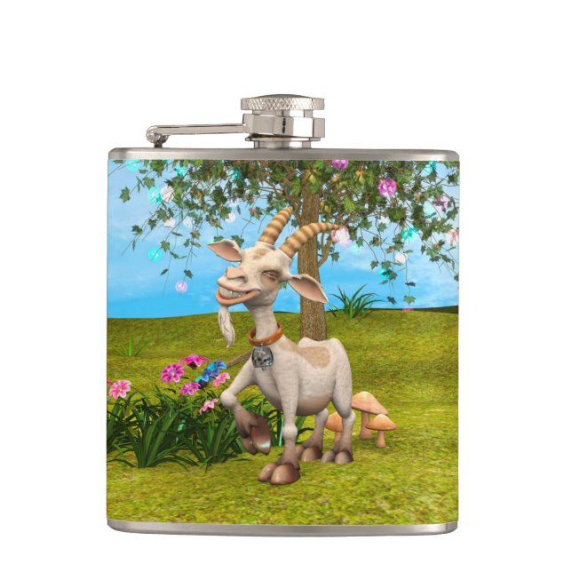 Petaca Cabrito Feliz (Anverso)