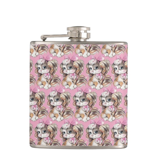 Petaca Cachorro Flask (Anverso)