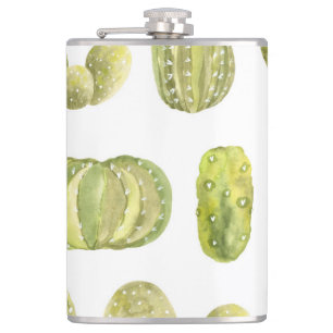 Petaca Cactus Cuidados, Decoración De Agua Sin Pescado.