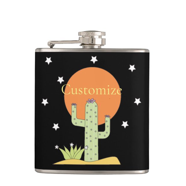 Petaca Cactus del desierto Sun Thunder_Cove (Anverso)