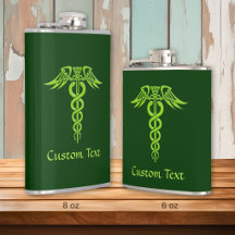 Caduceo Nudo Celta Verde
