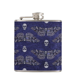 Petaca Caer en la muerte de Moth y Skulls
