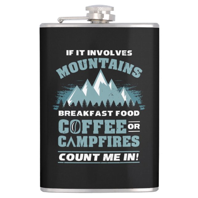 Petaca Café de Camping en Senderismo (Anverso)